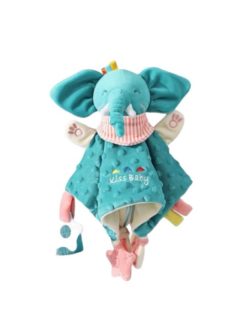 Peluche De Apego Sensorial  Algodón Elefante Lubabycas-0