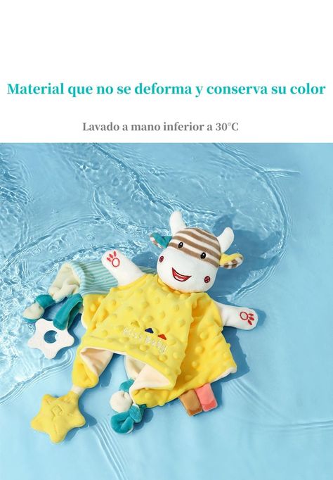 Peluche De Apego Sensorial  Algodón Elefante Lubabycas-1