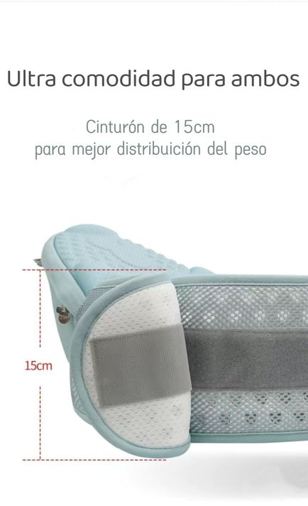 Portabebé Ergonomico 6 En 1 Azul By Lubabycas-3