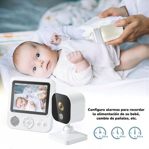 Cámara Monitor Inteligente 720P Pantalla 2,8″ LuBabycas-4