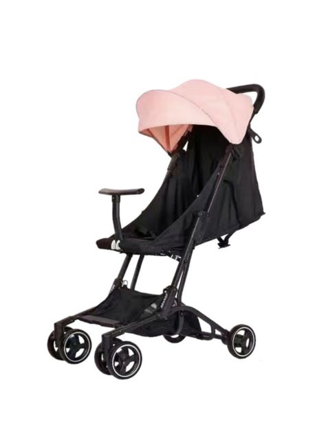 Coche De Paseo Premium Últra Compacto Lubabycas Rosado-0