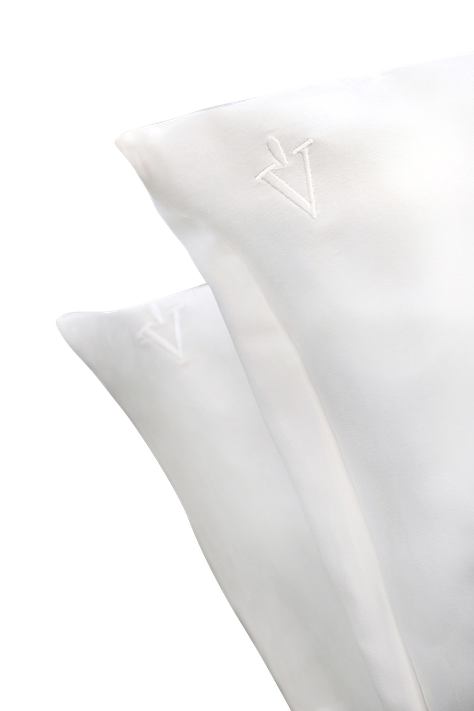Funda 100% Seda King  Blanca-2