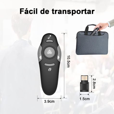 Presentador Diapositiva Powerpoint Inalámbrico-3