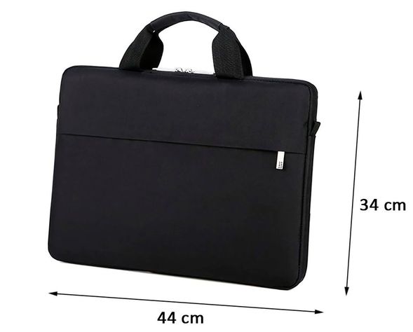 Bolso Notebook 14 15 15.6 Pulgadas Funda Maletín Negro-1