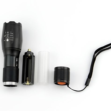 Linterna Led Táctica Zoom Potente Recargable Largo Alcance-6