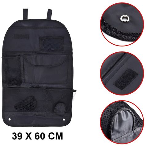 Organizador Bolsa Papelero Para Respaldo de Asiento Del Auto-3