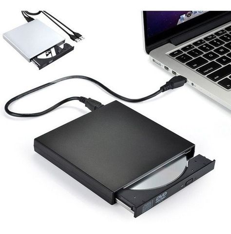 Grabador Externo DVD CD Lector Usb Pc Notebook-0