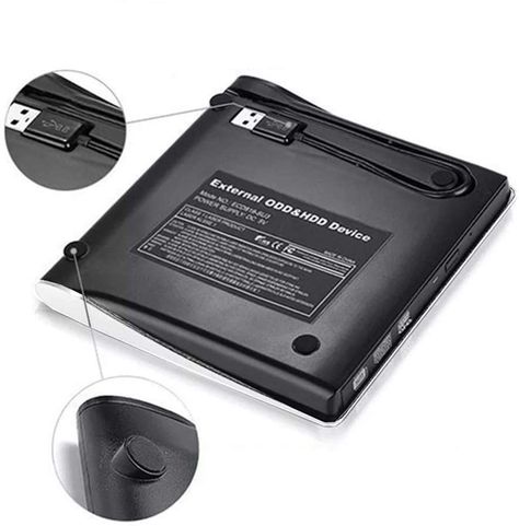 Grabador Externo DVD CD Lector Usb Pc Notebook-3