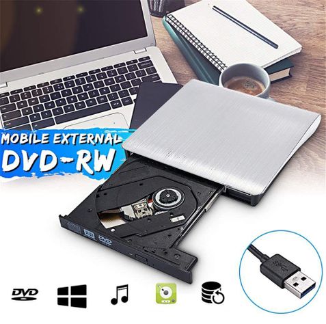 Grabador Externo DVD CD Lector Usb Pc Notebook-6