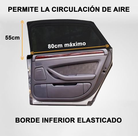 Mallas Cubre Ventanas Parasol Protector Solar Cortina Auto-6