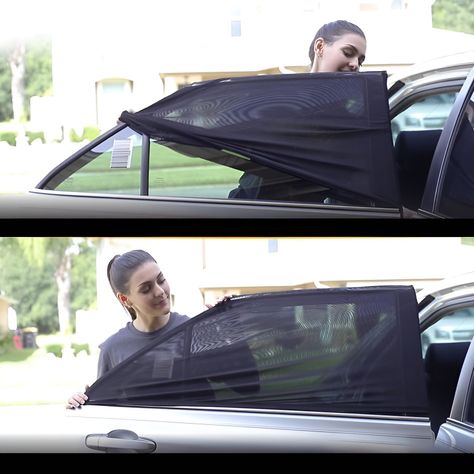 Mallas Cubre Ventanas Parasol Protector Solar Cortina Auto-7