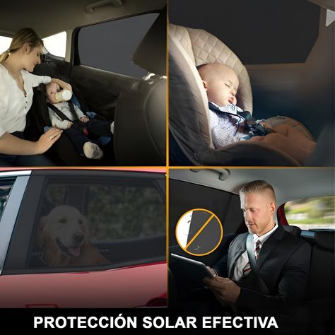 Mallas Cubre Ventanas Parasol Protector Solar Cortina Auto-4