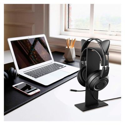 Soporte Para Audífonos Base Gamer Stand Porta Auriculares-3
