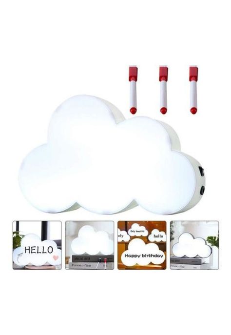 Pizarra Led Forma Nube Escrita Plumón Estoykuku-1