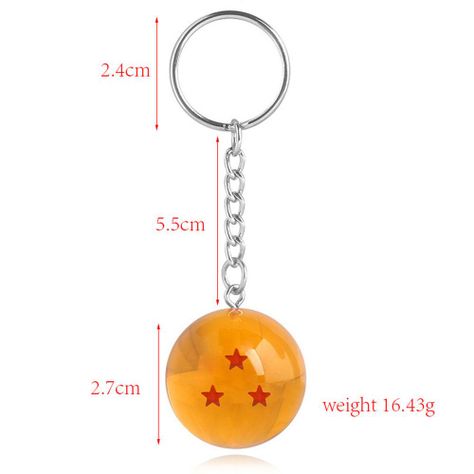 Pack llaveros 7 esferas del dragon dragon ball Z-2