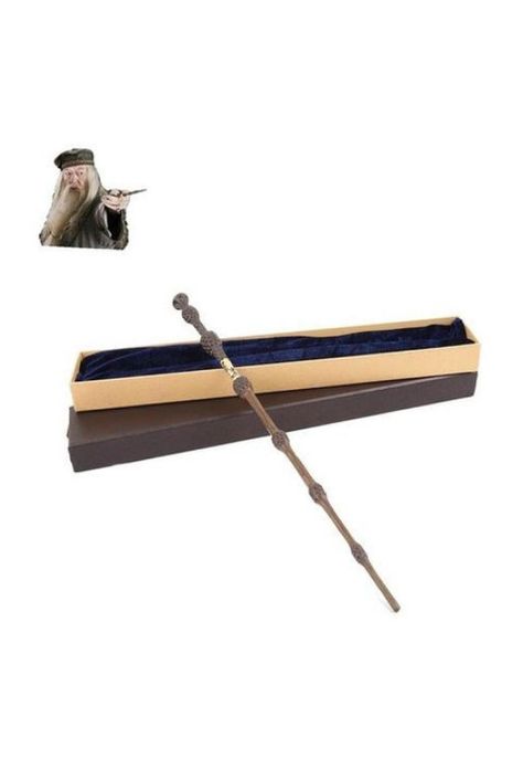 Varita Sauco Dumbledore  Nucleo Metalico Harry Potter 45 Cm-0