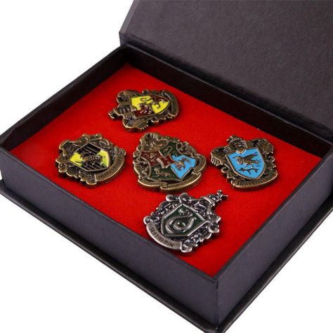 Set 5 Pines broches en caja Harry Potter-0