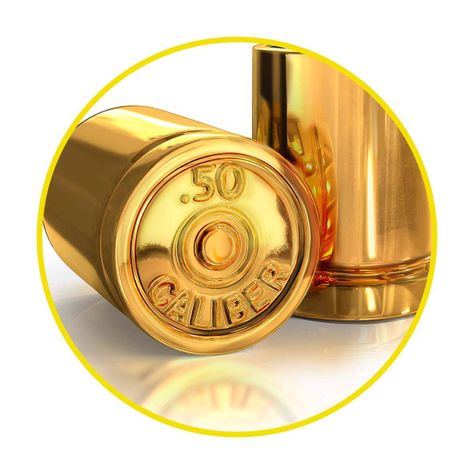 Set Shot cerámica casquillos balas 50 calibre -5