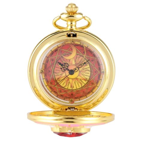 Reloj De Bolsillo vintage Sakura card captor corazon mod2-1