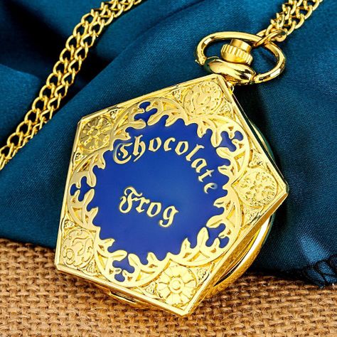 Reloj De Bolsillo Harry Potter chocolate frog rana-3