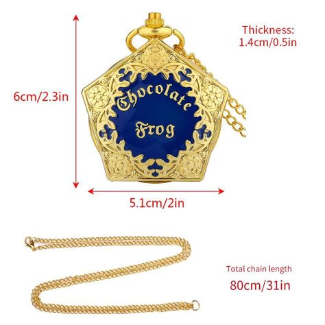 Reloj De Bolsillo Harry Potter chocolate frog rana-4