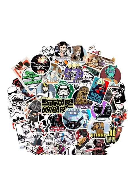 Pack Sticker Star Wars Stormtooper Darth Vader-0