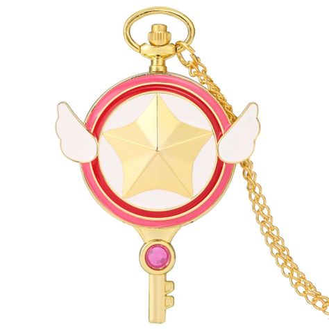 Reloj De Bolsillo vintage Sakura card captor corazon mod3-0