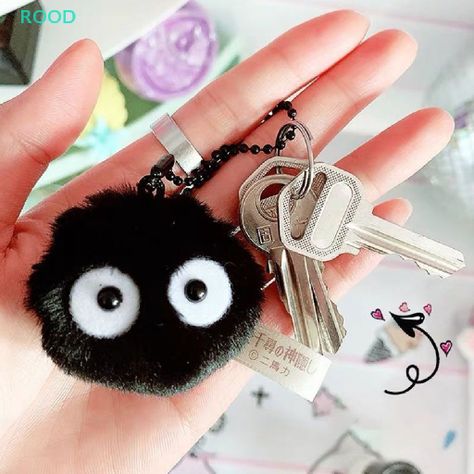 llavero peluche Susuwataris Duende De Polvo Totoro-3