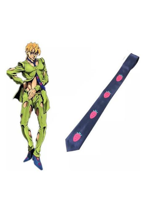 Corbata Jojo's Bizarre Adventure Pannacotta Fugo Cosplay-0