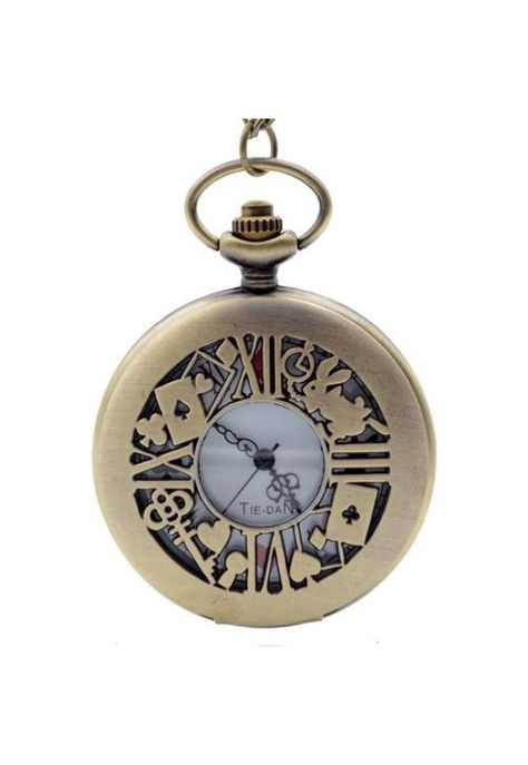 Reloj De Bolsillo Alicia  Pais De Las Maravillas-0