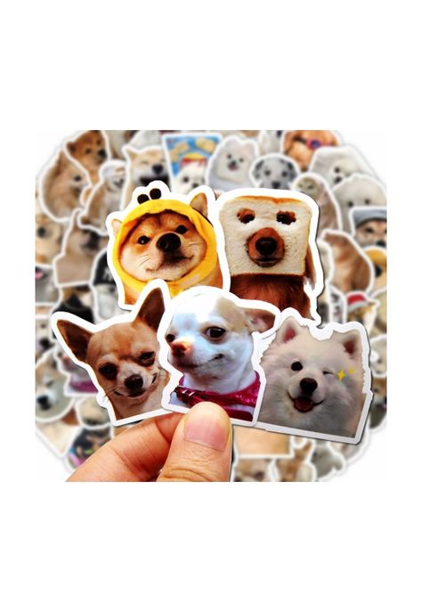 Pack Sticker pegatinas divertidos Perros Memes-0