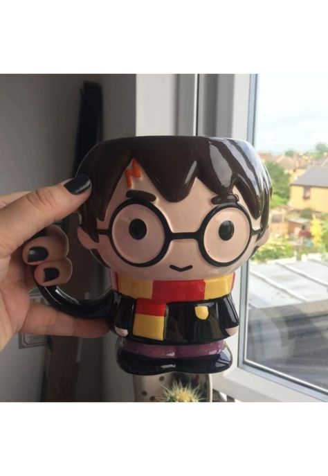 Tazón 3D ceramica Harry potter chibi cuerpo completo Kawaii-2