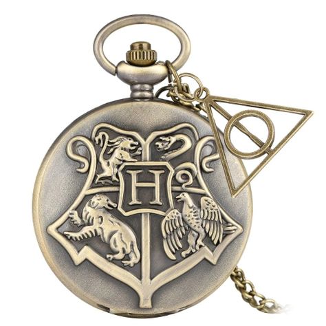 Reloj De Bolsillo Escuela Hp Harry reliquias-0