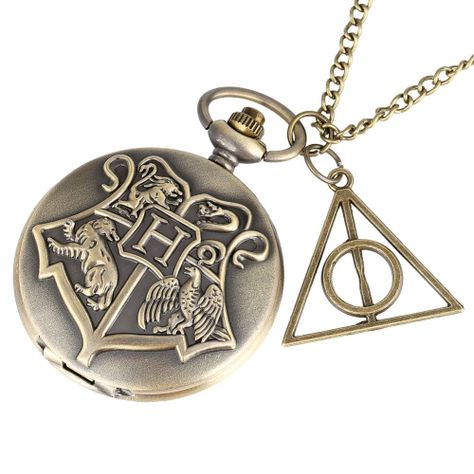Reloj De Bolsillo Escuela Hp Harry reliquias-2