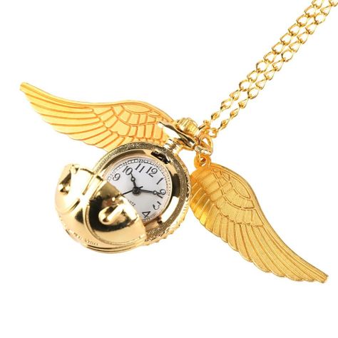 Reloj De Bolsillo Harry Potter Snitch Dorada golden-1