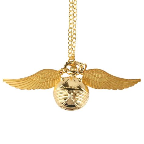 Reloj De Bolsillo Harry Potter Snitch Dorada golden-3