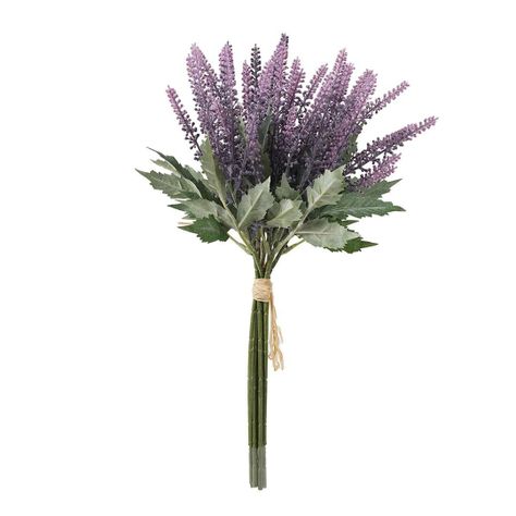 Flor Artificial Lavanda Flores Decorativas Lavender-0