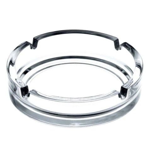 Cenicero Circular De Vidrio Cenicero Clasico 11cm-0