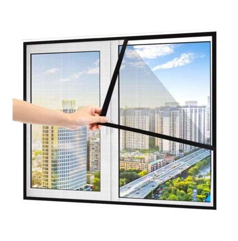 Malla Mosquitera Cortina Con Cierre Imánes Puertas 150x220cm-0