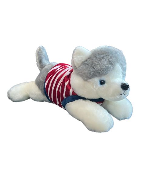Peluche De Perro Lobo Tierno Suave Y Divertido Regalo-1