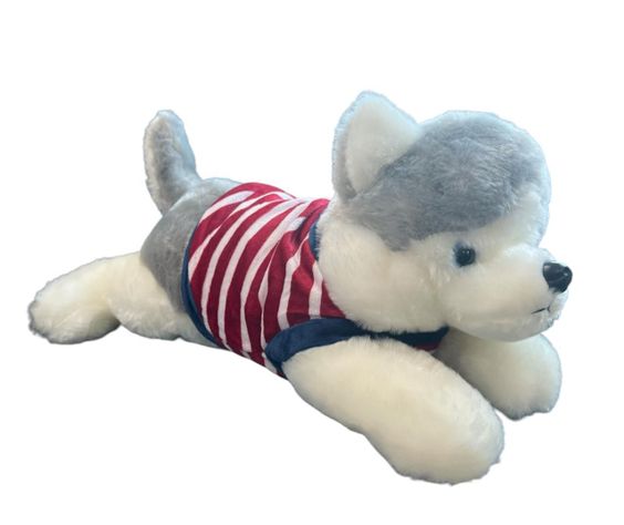 Peluche De Perro Lobo Tierno Suave Y Divertido Regalo-0