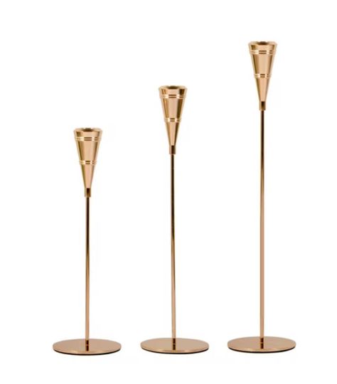 Pack 3 Porta Vela Candelabro Set 3 Candelabros D-0