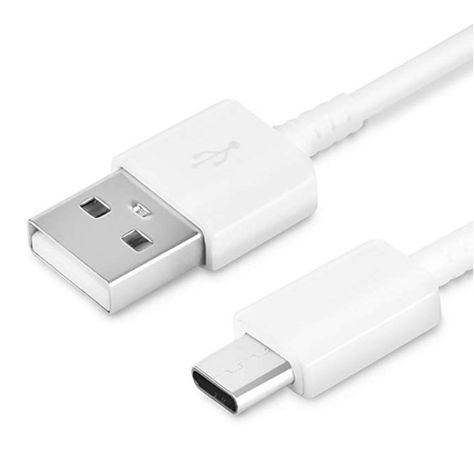 Cable USB a Tipo C Blanco Generico-0