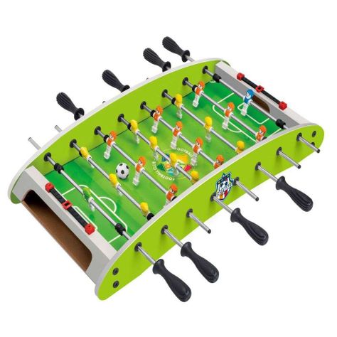 Juego Mini Futbolito Mesa Mini Futbol Juguete Soccer Verde-0