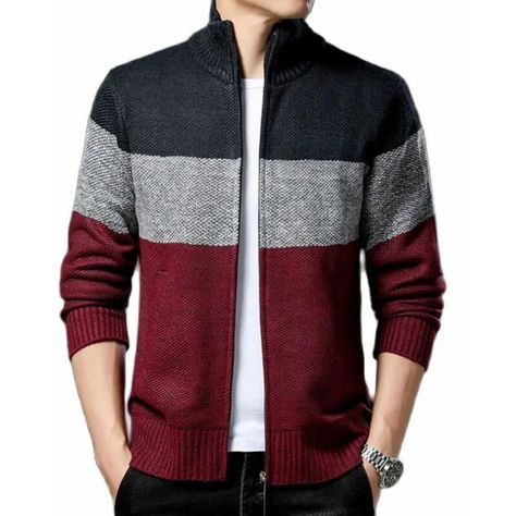 Sweater Chaqueta Cuello Subido Algodón Forro Piel 7170-0
