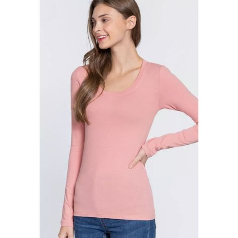 Camiseta Mujer Elasticada Manga Larga Bambu 2123-1