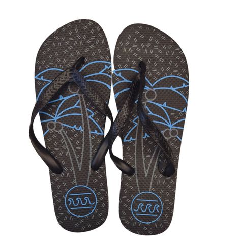 Pack 2 Pares Hawaianas Hombre Sandalias Suela Goma 2103-1
