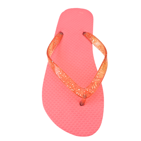 Pack 2 Pares Hawaianas Brillitos Chalas Goma Playa Piscina Niñas165-7