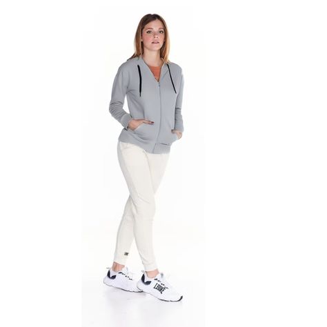 Poleron Mujer Invierno Forro Polar Elasticado Cierre Capucha A1723-1