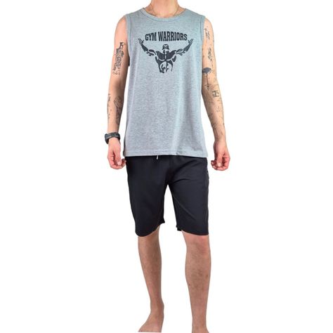 Polera Sin Manga Musculosa Hombre Diseño Gym 291-0